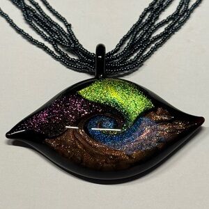 Blue Eye Murano Glass Necklace